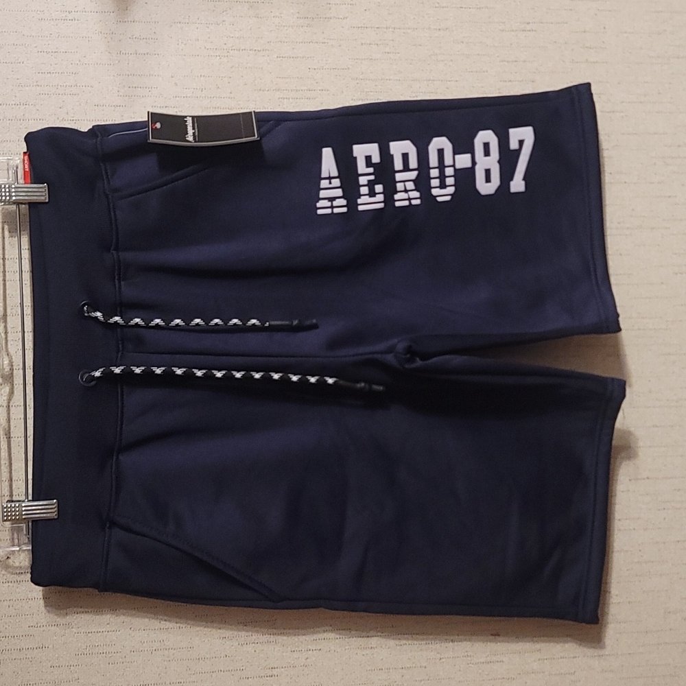 AEROPOSTALE MEN'S MAXIMIUM COMFORT SHORTS: BLUE: NWT: SZ M